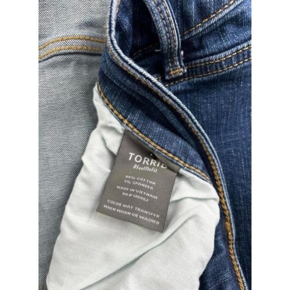 Torrid Perfect Boyfriend Ankle Jeans - Vintage Stretch - Denim Size 20T Tall Med - Picture 6 of 6